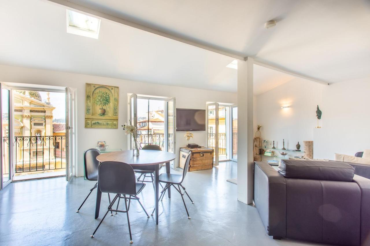 Ross 5- F2, Lumineux, Balcon, Loft, Clim, Vieux-Nice Exteriér fotografie