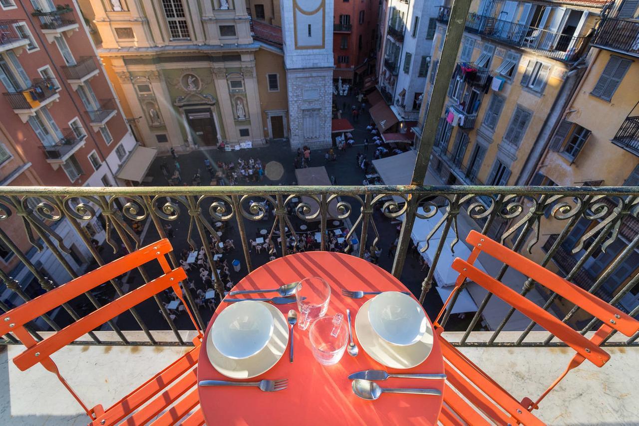 Ross 5- F2, Lumineux, Balcon, Loft, Clim, Vieux-Nice Exteriér fotografie